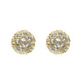 Paveé Ball Pin Earrings
