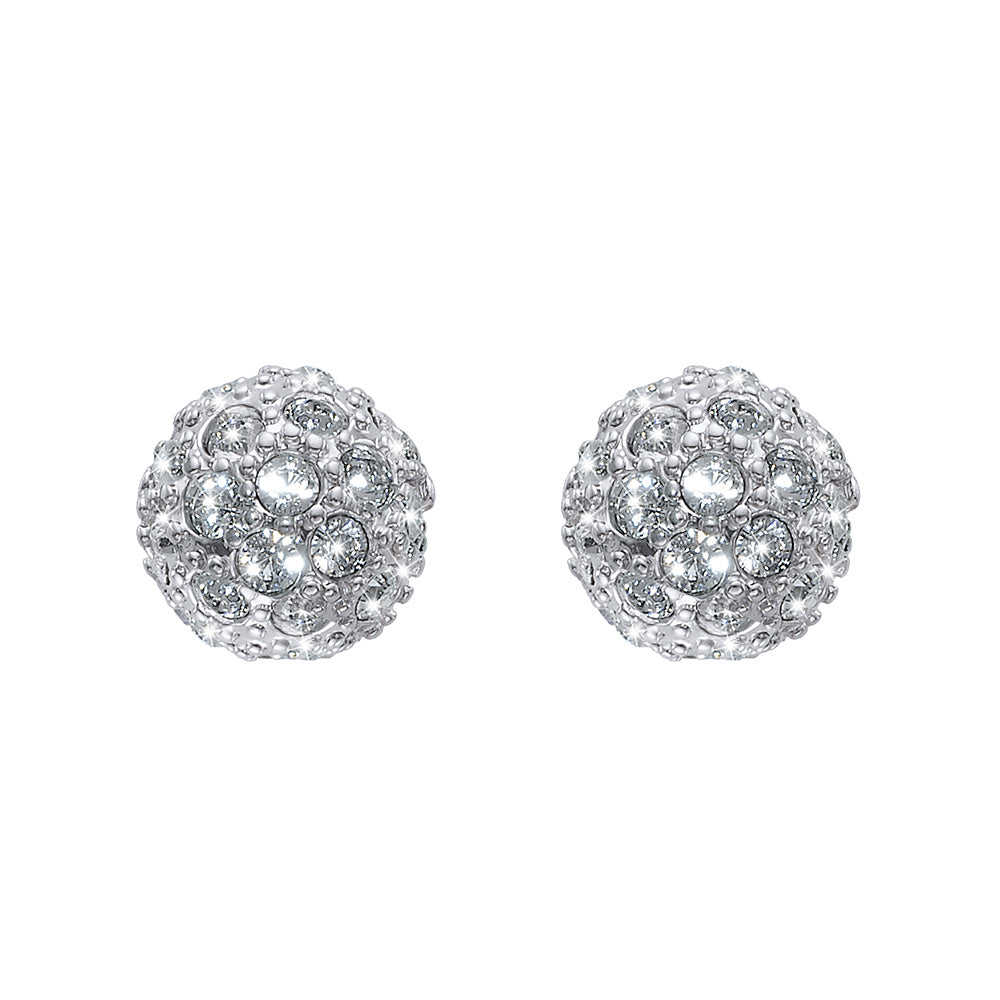 Paveé Ball Pin Earrings