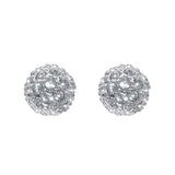 Paveé Ball Pin Earrings