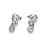 Seahorse Post Earrings