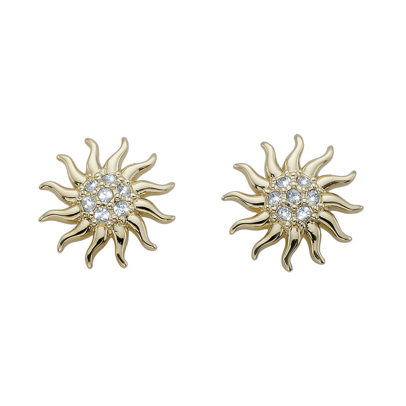 Energy Sun Pin Earrings