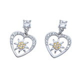 Edelweiss Heart Earrings