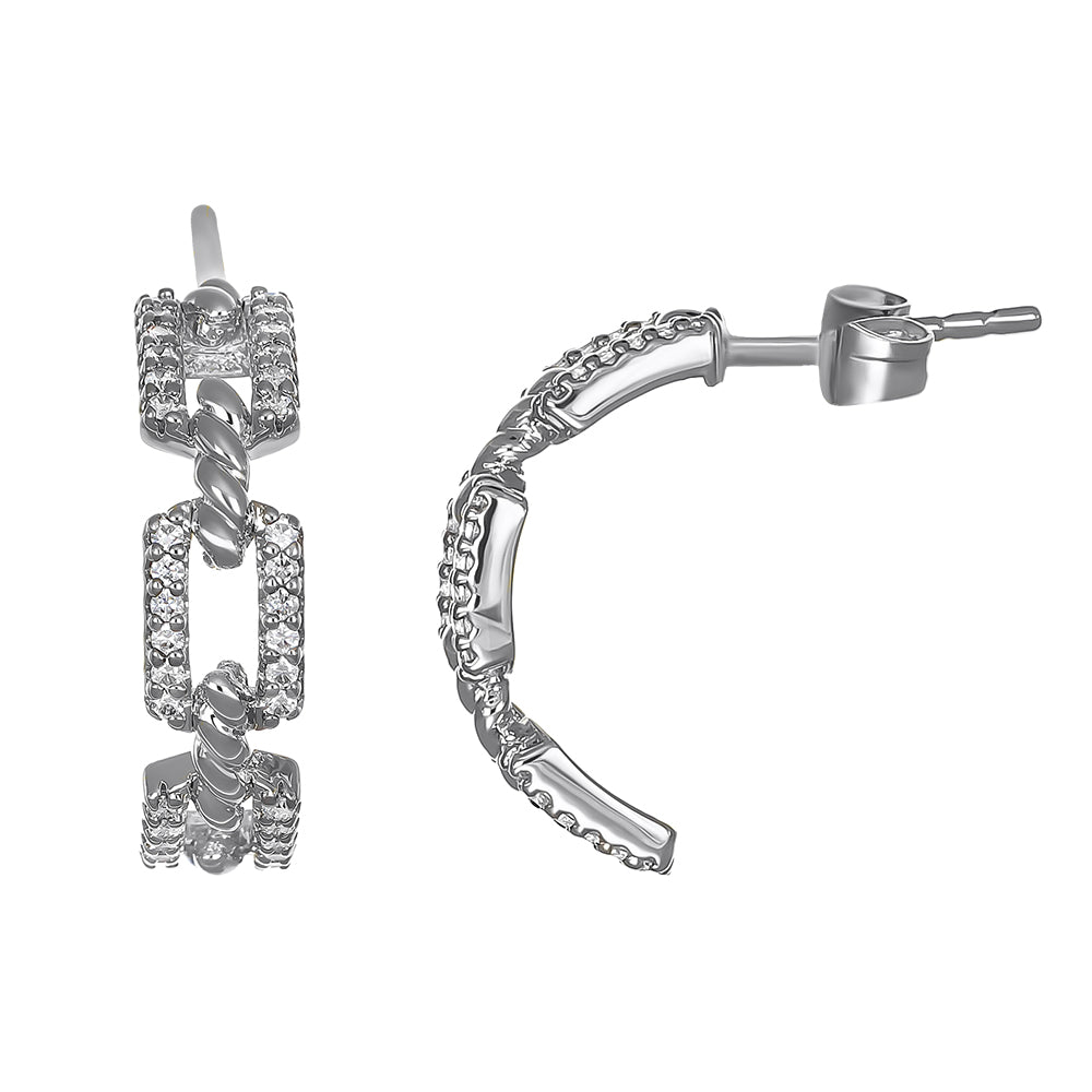 Panel earrings