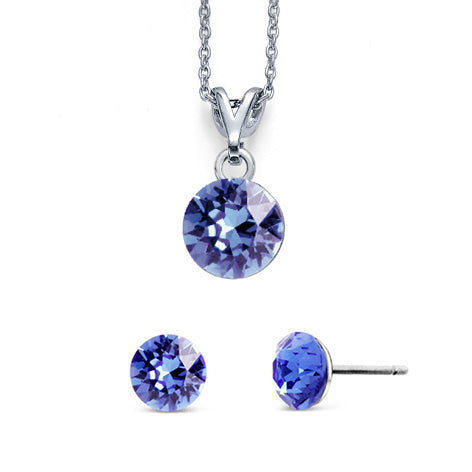 Set Tubby Earrings and Diana Necklace